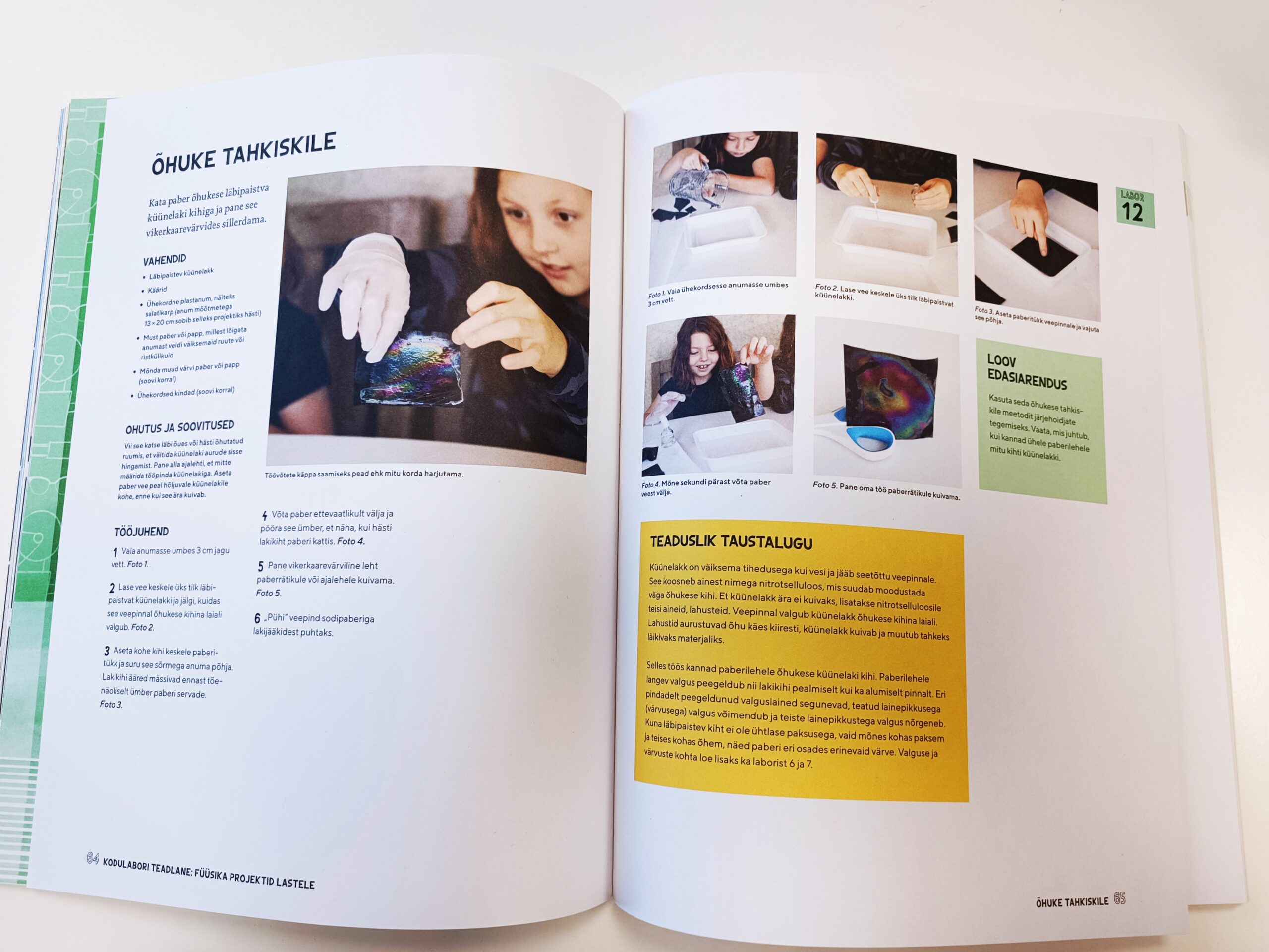 Raamat "Kodulabori teadlane. Füüsika. Projektid lastele"