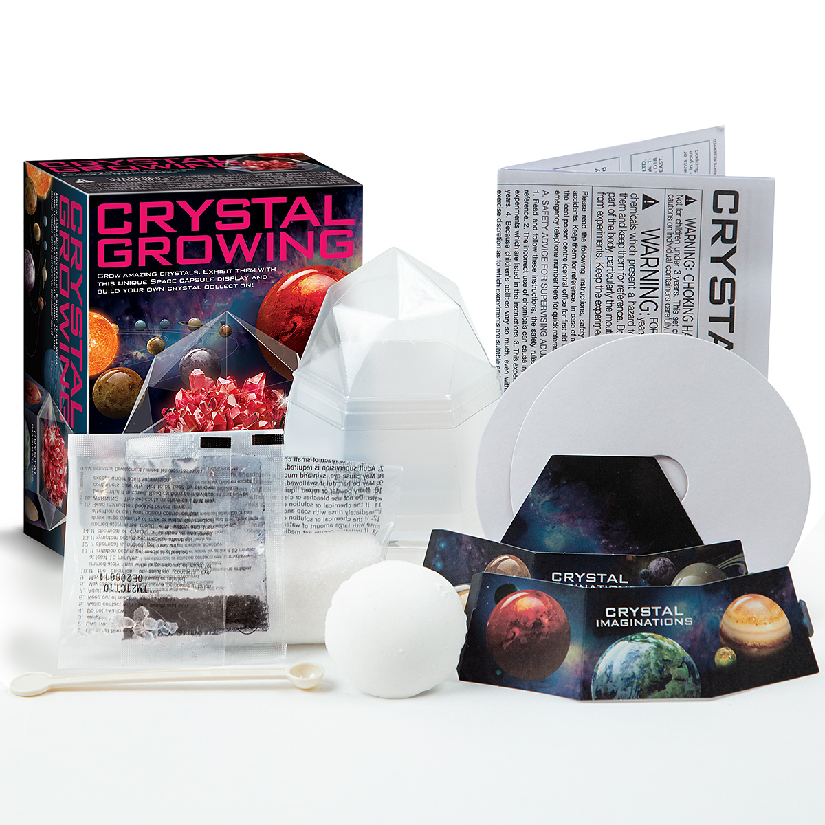 Kristalli kasvatamine punane