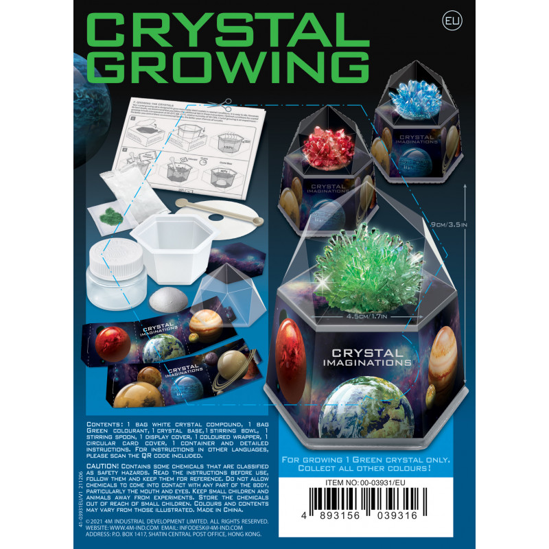 Kristalli kasvatamine roheline