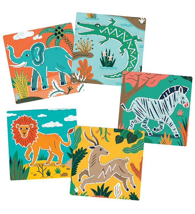 DJECO Šabloonid "Savann"