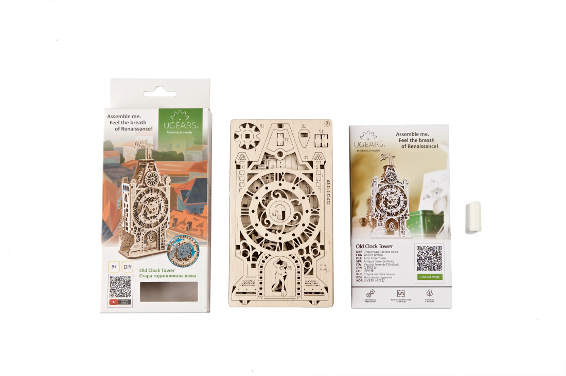 Ugears Mehaaniline mudel "Vana kellatorn"