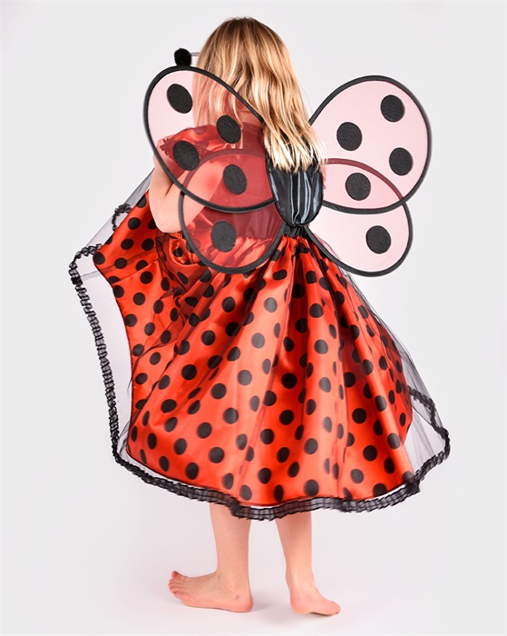 DRESS LADYBUG W. ACCESSORIES 98-104cm