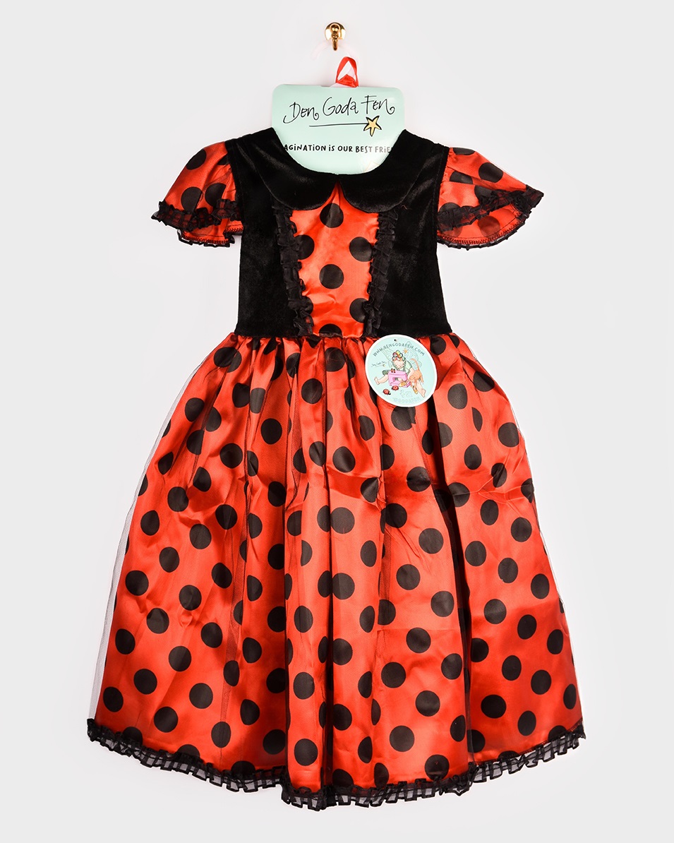 DRESS LADYBUG W. ACCESSORIES 98-104cm