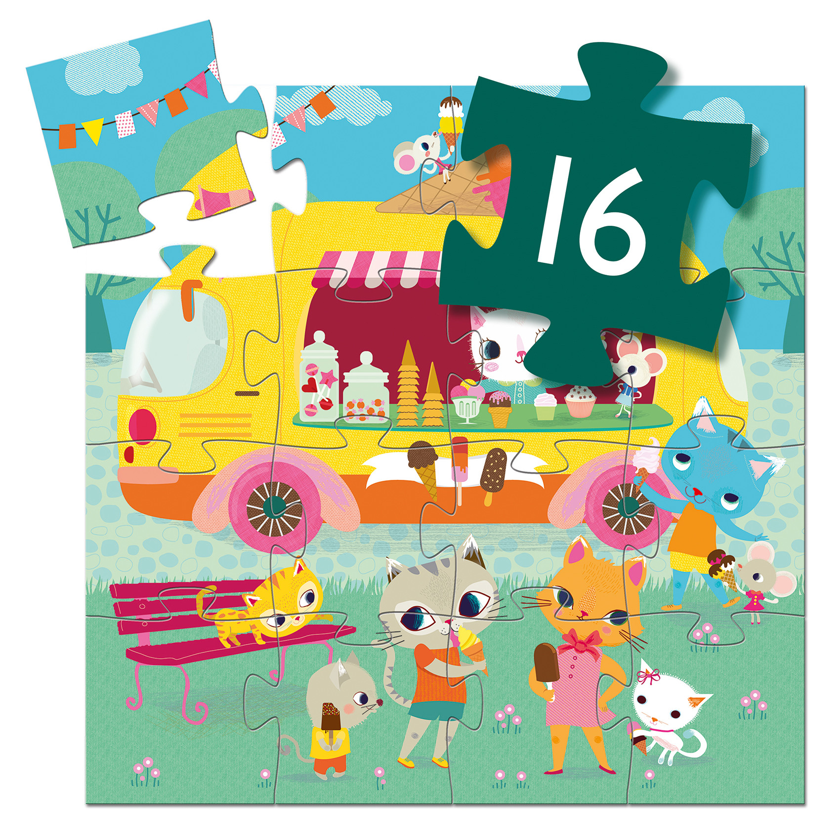 DJECO Pusle "Jäätiseauto"