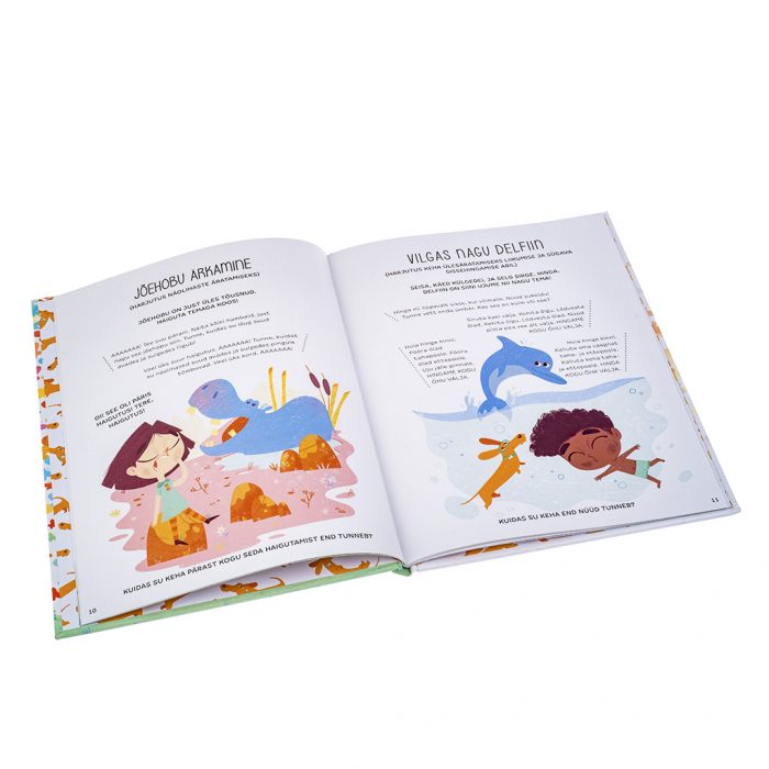 Raamat "Meelerahu raamat lastele. Teadveloleku (mindfulness) harjutused"