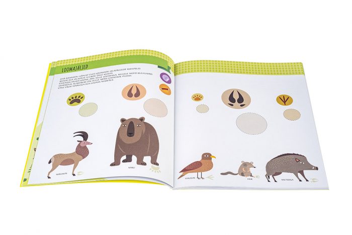 Raamat "Montessori. Minu esimene tegevusraamat – Metsloomad"