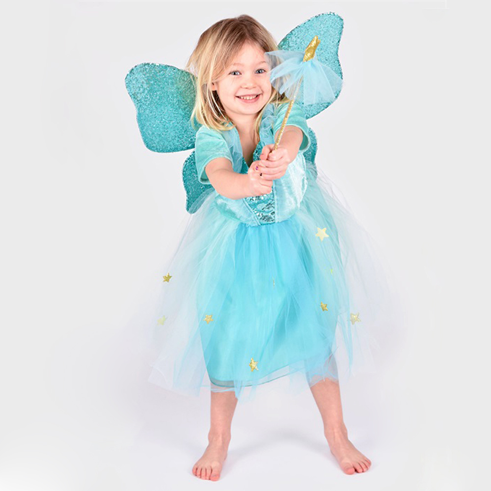 DEN GODA FEN DRESS W. ACC. 110-116cm