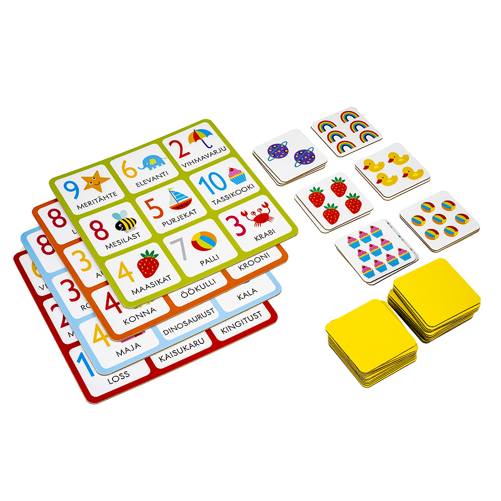 Raamat ja mäng "Minu sõbrad numbrid"