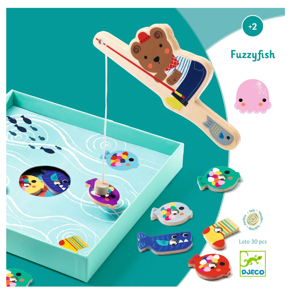 DJECO Kalapüügimäng "Fuzzyfish"