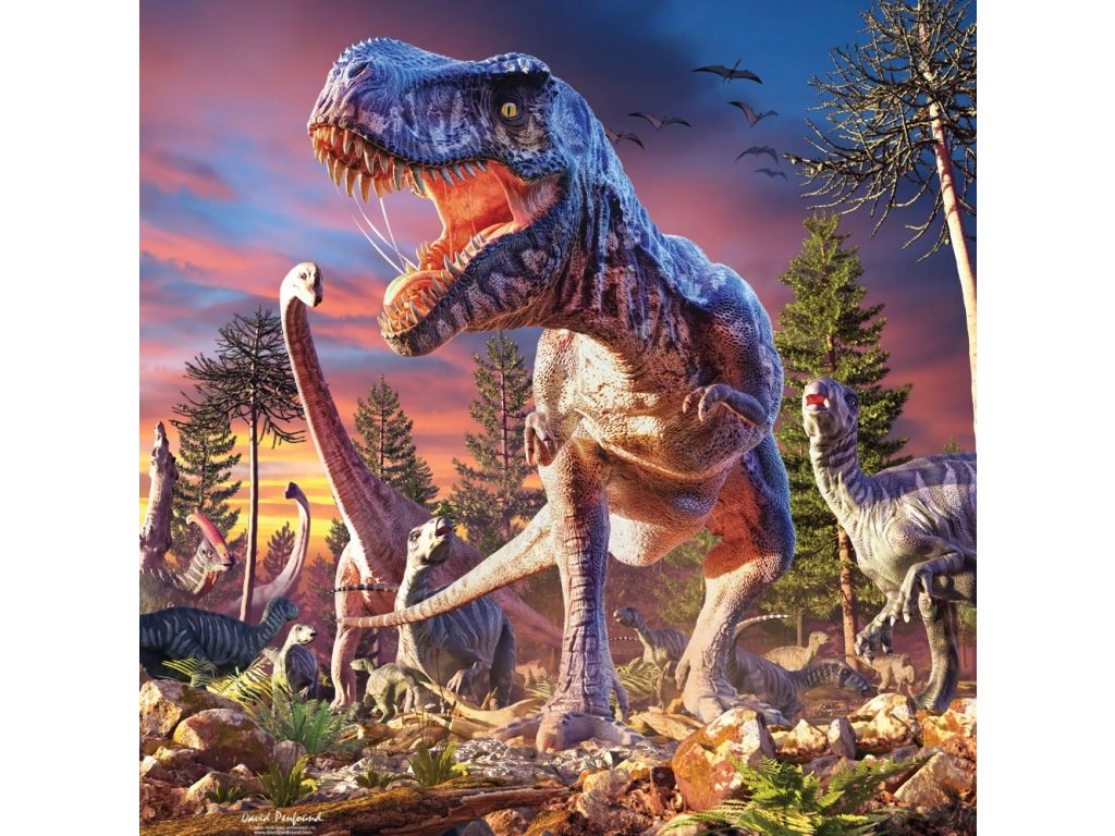 3D Magnet "T-rexi rünnak"