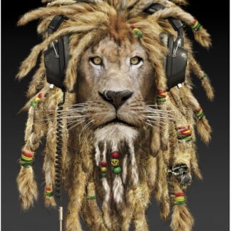 3D Postkaart "Mässumeelne lõvi"