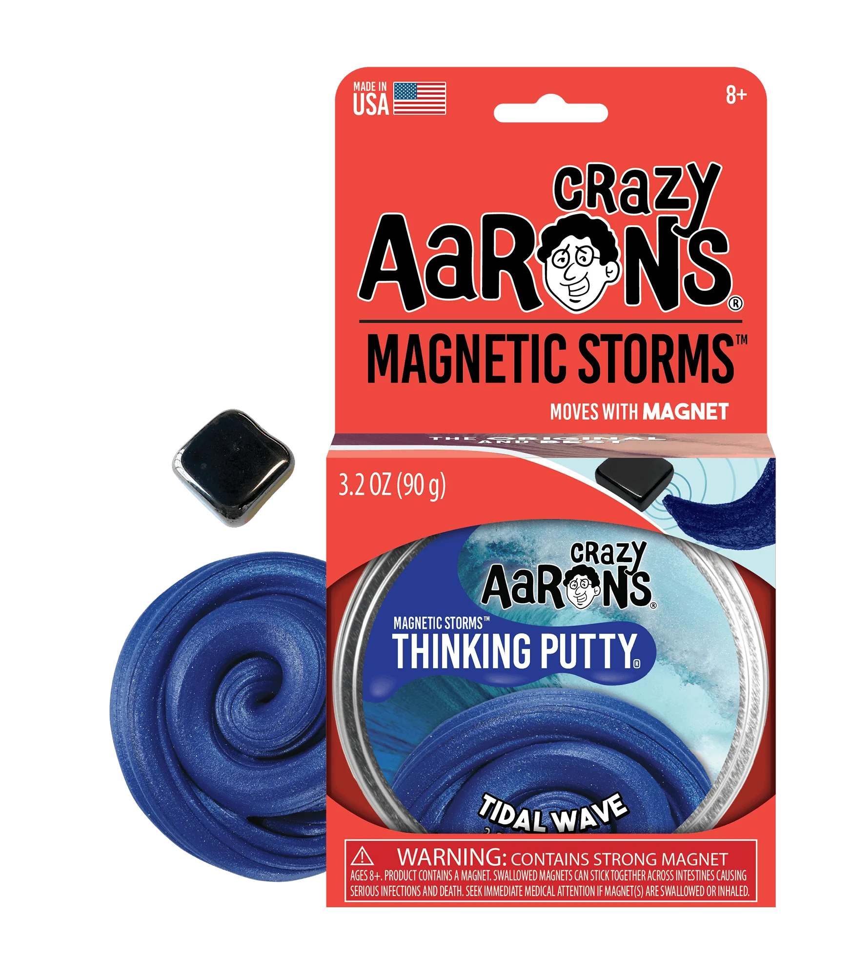 Crazy Aaron’s Plastiliin magnetiline “Tõusulaine”