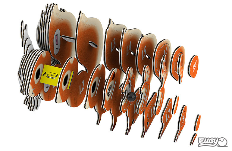 EUGY 3D mudel "Orav"