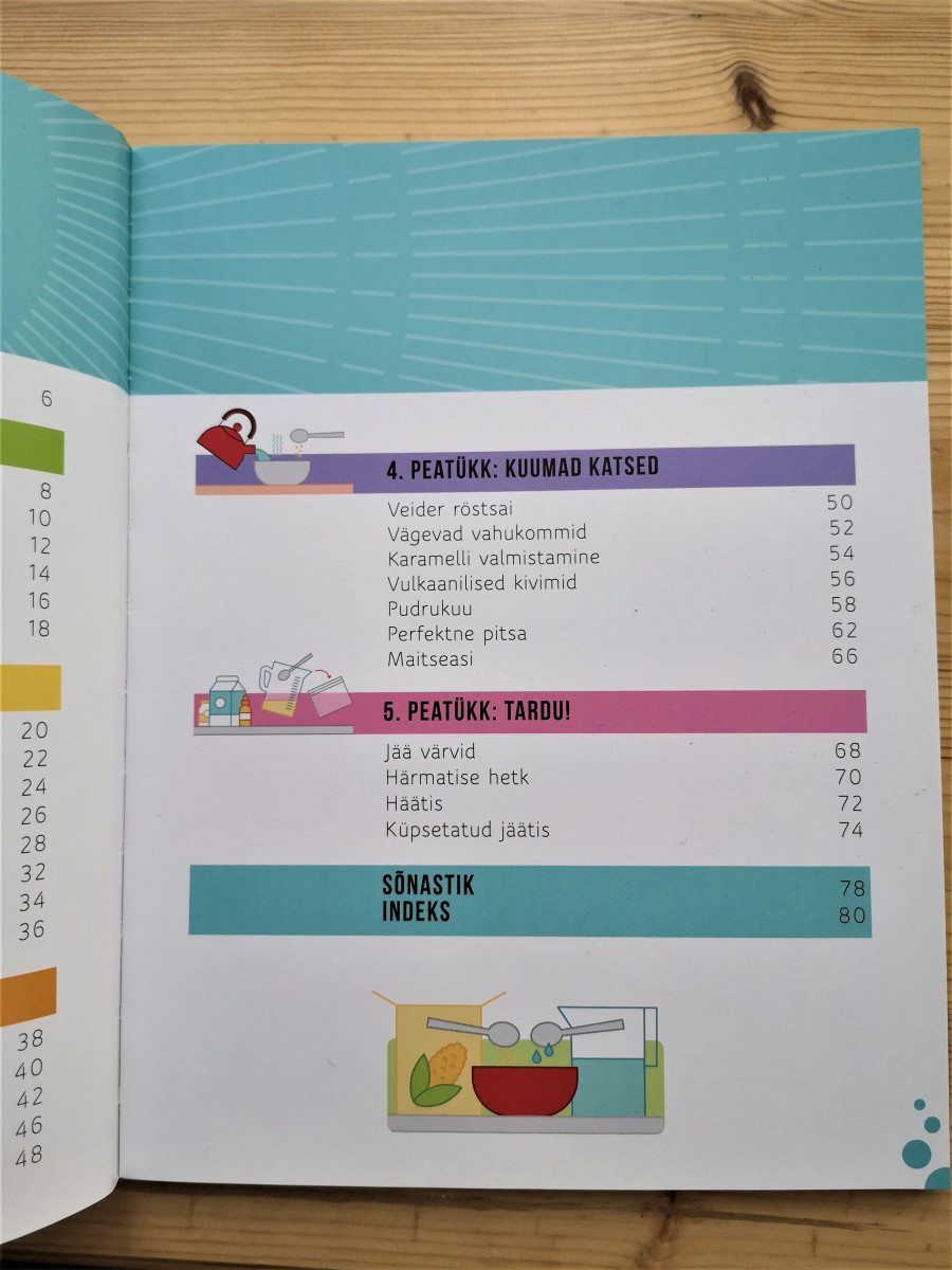 Raamat "Uuri ja avasta. Köögikatsed"