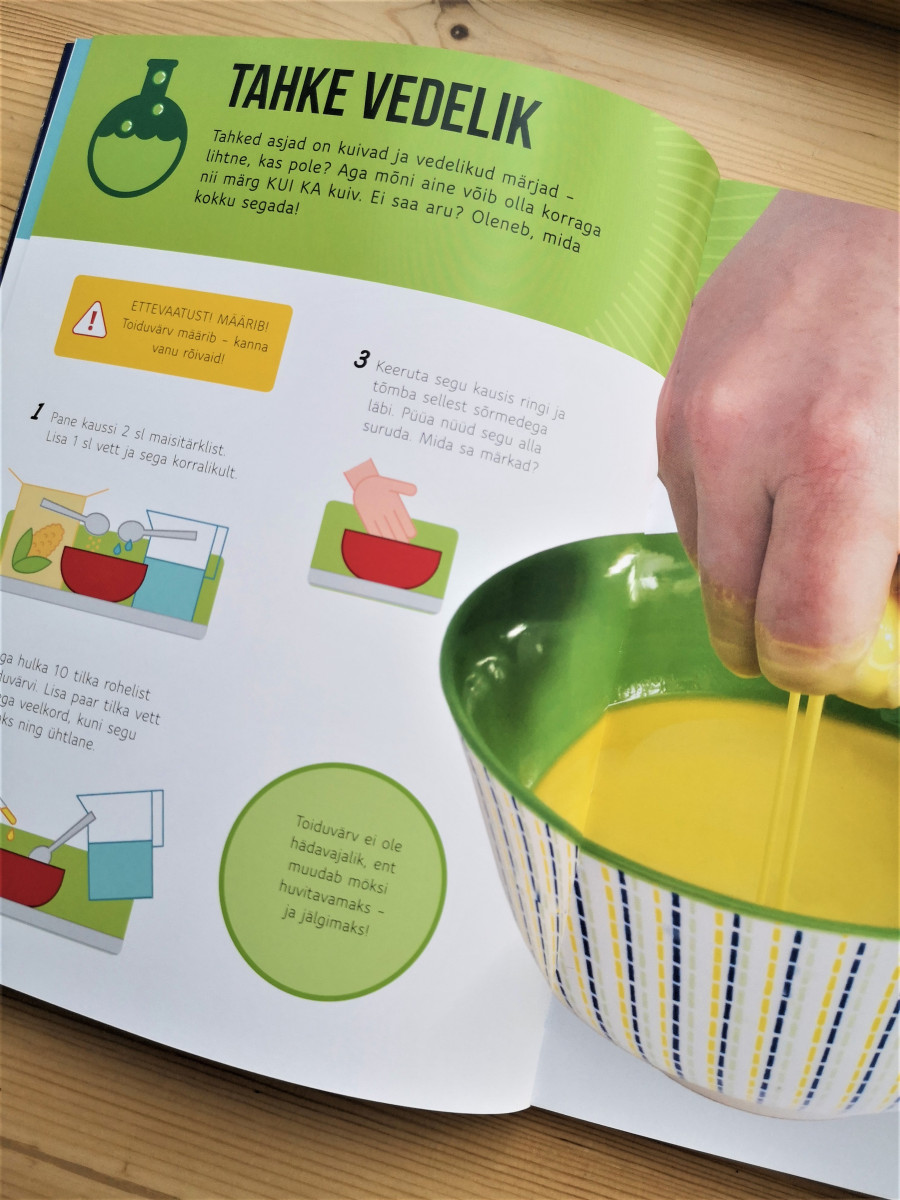 Raamat "Uuri ja avasta. Köögikatsed"