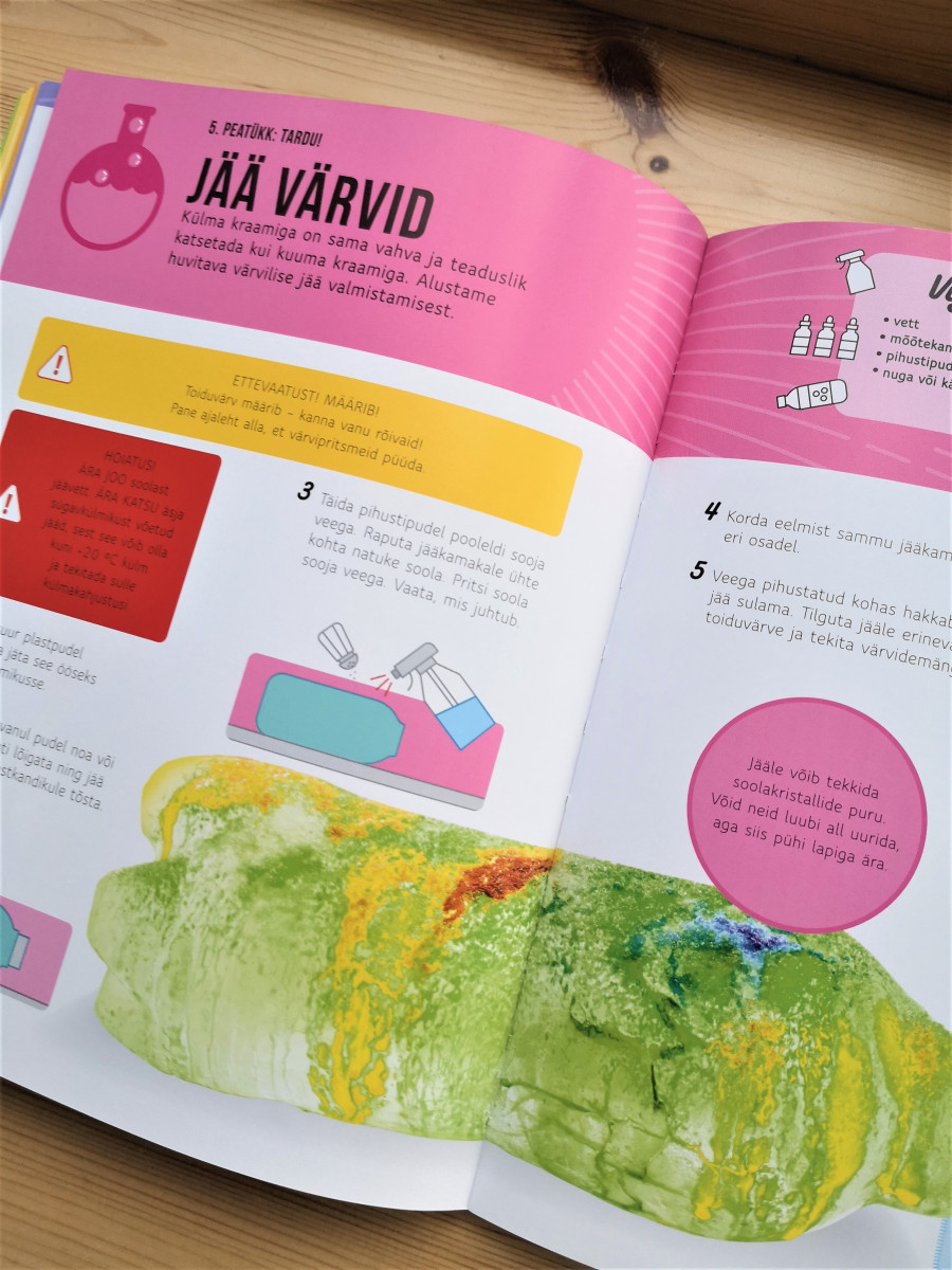 Raamat "Uuri ja avasta. Köögikatsed"