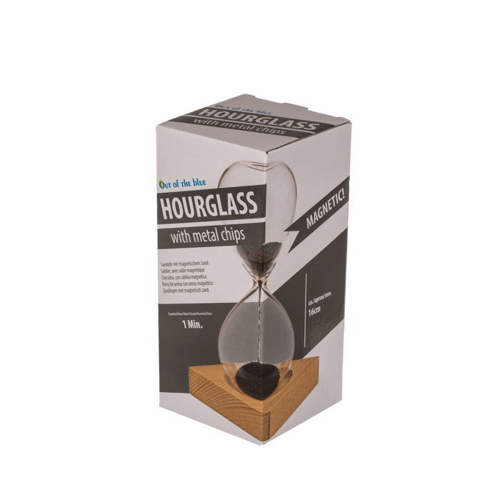 Magnetiga liivakell must